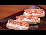 Eclairs fraises chantilly - 750 Grammes