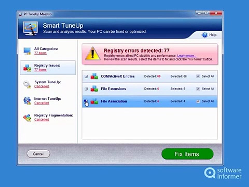Let's have a look at PC TuneUp Maestro