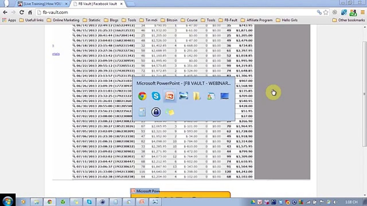 FB Vault - Webinar