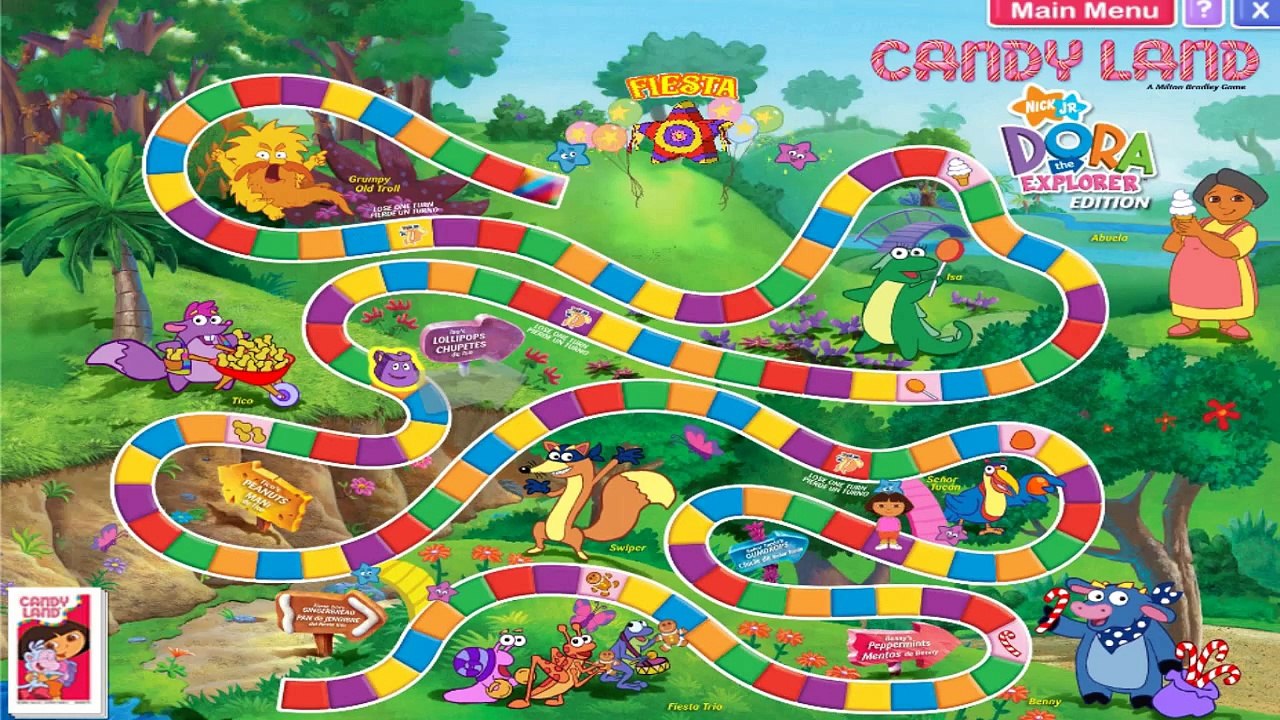 Dora The Explorer - Dora Candy Land HD