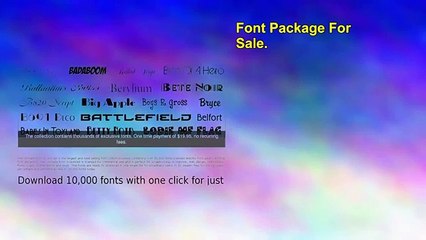 Ultimate Font Download - 10000 Fonts