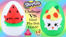 SHOPKINS CHALLENGE #9 - Giant Play Doh Surprise Eggs | Shopkins Baskets -  Awesome Toys TV