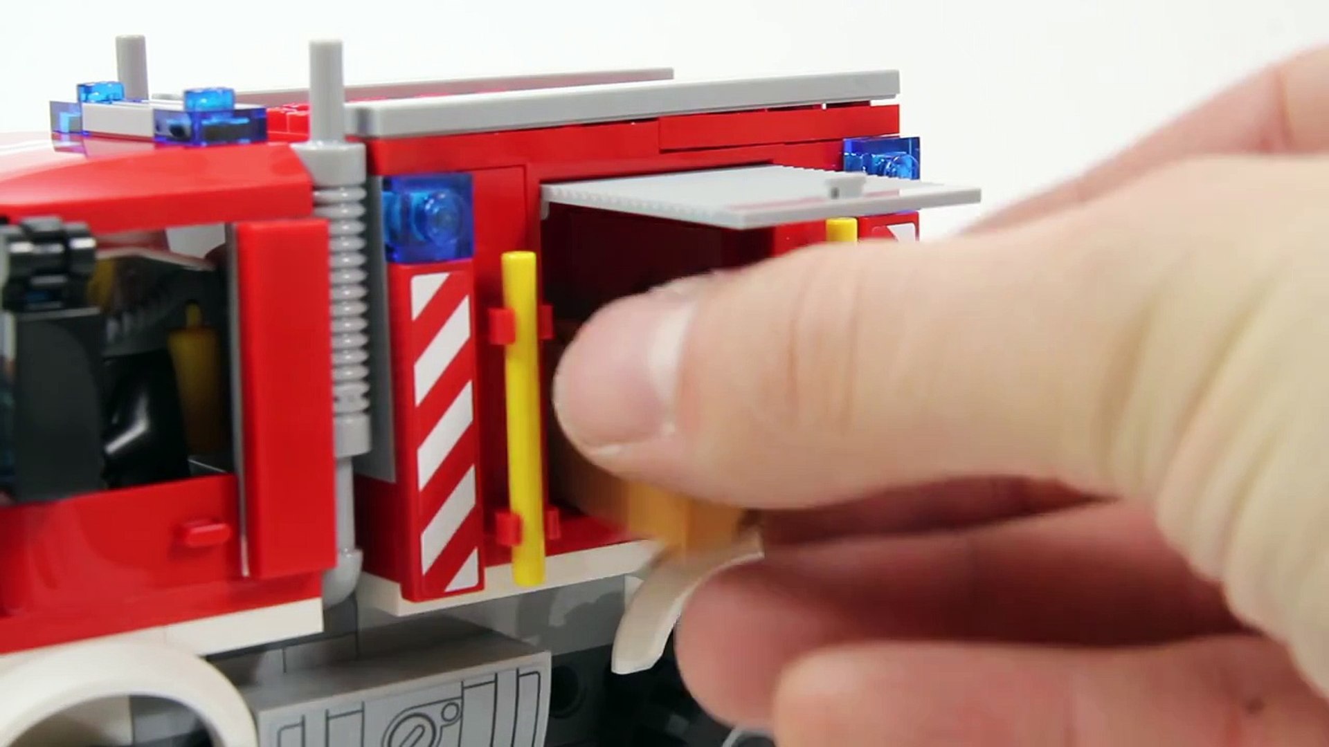 Lego City 60111 Fire Utility Truck Lego Speed Build - Dailymotion Video