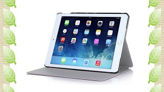 iHarbort? iPad Air 2/ iPad 6 Funda - ultra delgado ligero Funda de piel de cuerpo entero smart