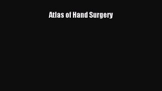 [Téléchargement PDF] Atlas of Hand Surgery [PDF] Télécharger En ligne