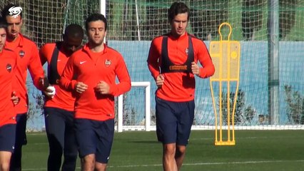 Premier entraînement de Medjani avec Levante