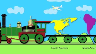 Learning for kids : Continent Train