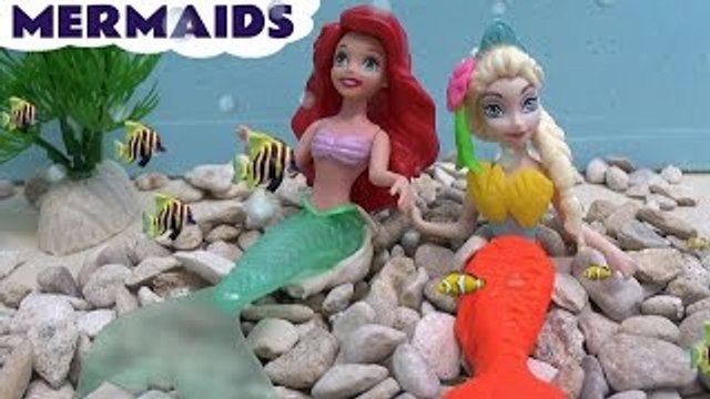 Frozen Mermaid Play Doh Princess Stories Peppa Pig Surprise Eggs Elsa Anna Ariel Sofia Mag