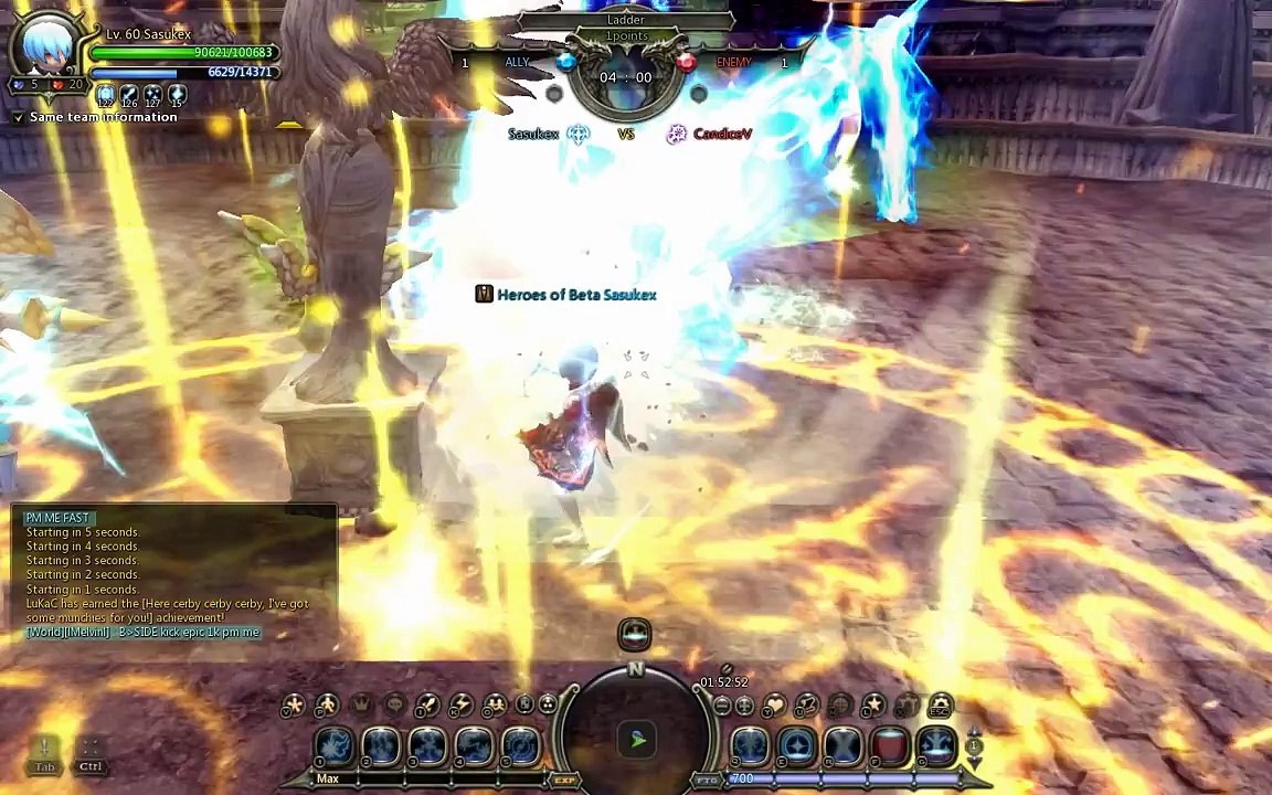 Dragon Nest Inquisitor VS Smasher PVP