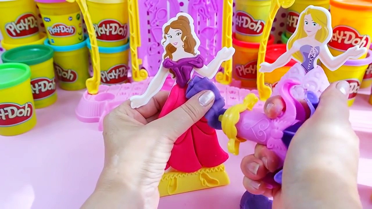DISNEY Play doh Play doh videos PRINCESS Fashion 2 Cinderella Princesse Play Set