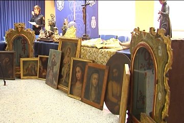 Policía recupera las obras del Monasterio de San Clemente