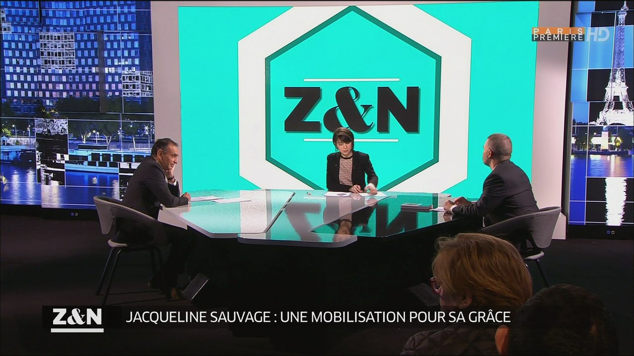 29/01/16 : PARIS PREMIERE, Eric Zemmour est opposé à la grâce de Jacqueline Sauvage