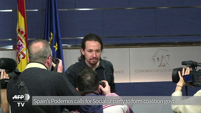 Podemos proposes forming a govt with Socialists