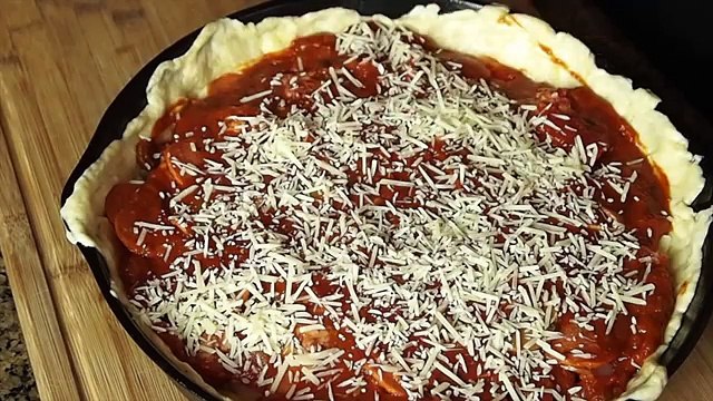 Meat Lover's Deep Dish Pizza Recipe
