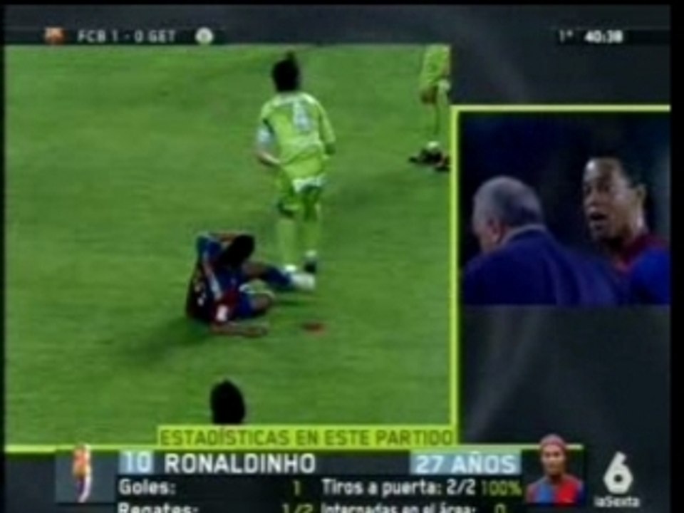 Red Ronaldinho vs Getafe