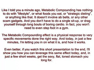 The Amazing Abs Solution Metabolic Compounding
