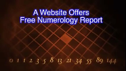 Free Numerology Report - Numerologist Now
