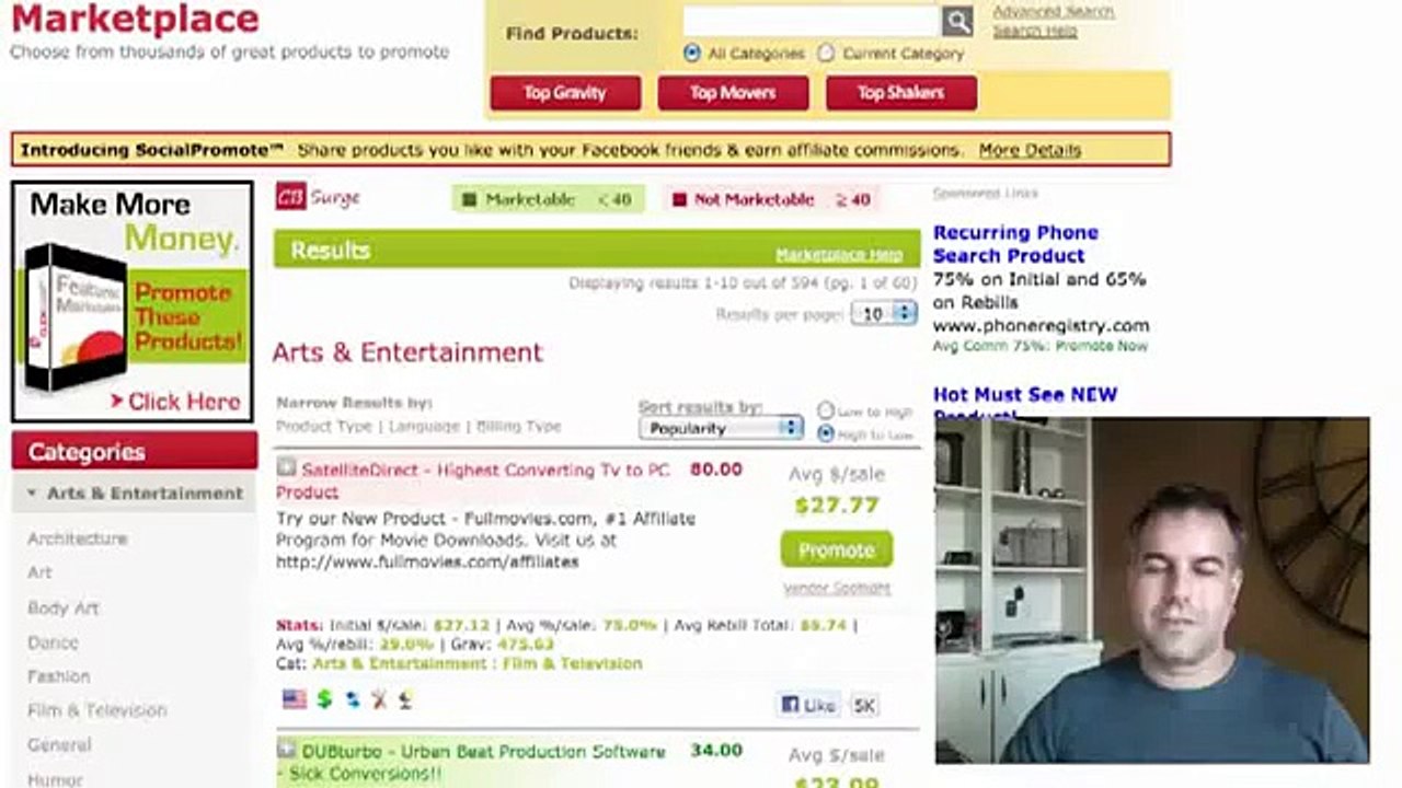 CB Surge- Free Clickbank Software For Firefox-Make Money On The Web!