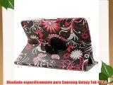 Funda para Samsung Galaxy Tab 4 10.1 Case Cover para Samsung Galaxy Tab 4 10.1 ISAKEN Giratoria