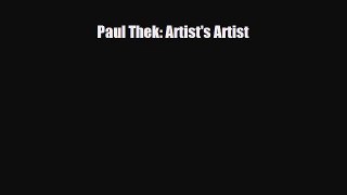 [PDF Download] Paul Thek: Artist's Artist [Read] Full Ebook