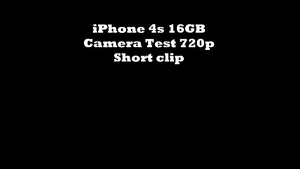 iPhone 4s 16GB Camera Test 720p - Short Clip