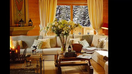 Дизайн гостиной на даче