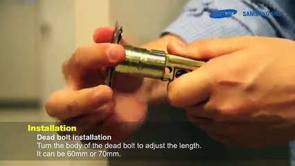 Samsung SHS-3320 Door Lock installation guide video