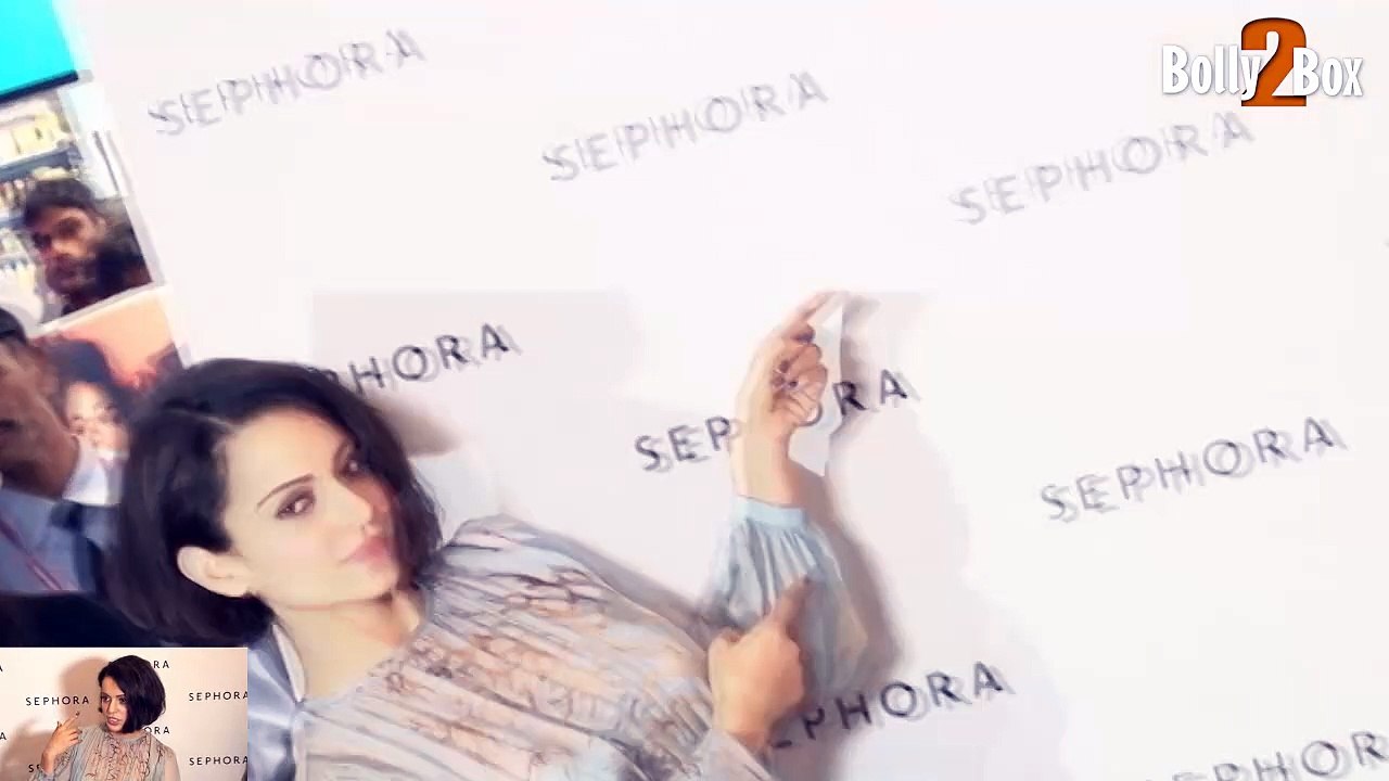 Kangana Ranaut Inaugurate The Sephora Store | Kangana Ranaut at The Sephora Store