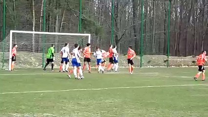 Wisłoczanka Tryńcza - Błekitni Grzęska 25.03.2012 Sylwester Uberman na 0:1