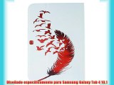 Funda para Samsung Galaxy Tab 4 10.1 Case Cover para Samsung Galaxy Tab 4 10.1 ISAKEN Elegante