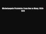[PDF Download] Michelangelo Pistoletto: From One to Many 1956-1974 [Read] Online