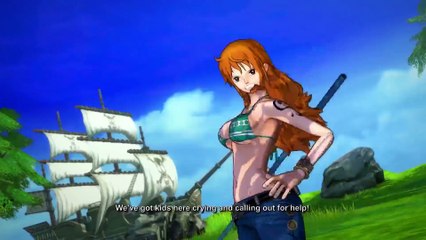 One Piece Burning Blood Girls Gameplay Trailer -English Subs Nami, Nico Robin, Boa Hancock, & Perona