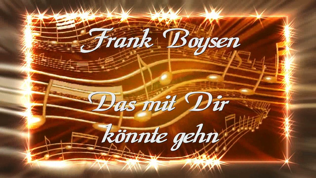 Frank boysen - Das mit Dir könnte gehn - Coverversion - Bernd Clüver