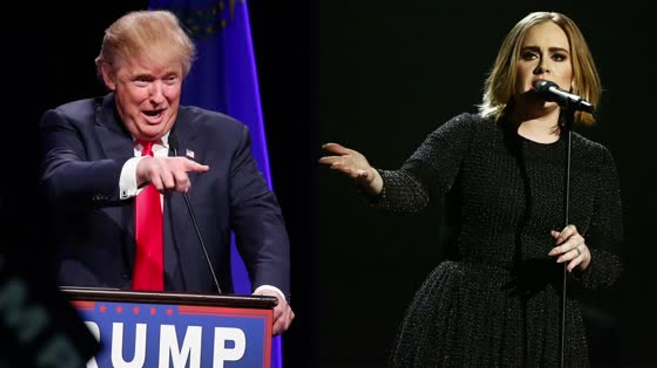 Adele n'a pas donné la permission à Donald Trump d'utiliser ses chansons