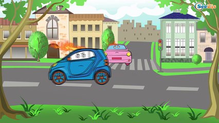 ✔ Мультики про машинки Все Серии Подряд. Скорая помощь с Пожарной машиной - Cars Cartoons for kids ✔