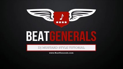 Beat Generals DJ Mustard Style FL Studio Tutorial