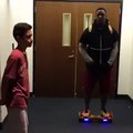 Clinton Portis Riding A QuickBoard HOVERBOARD by Bahiroo Bahizad Karimian