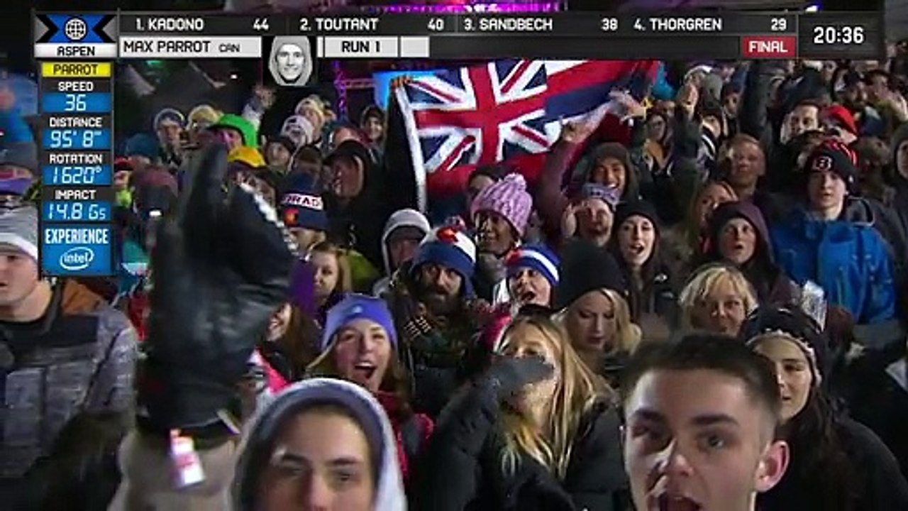 Max Parrot wins X Games Snowboard Big Air