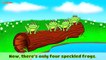 Five Green and Speckled Frogs Counting Songs for Children Kids songs by The Learning Stati