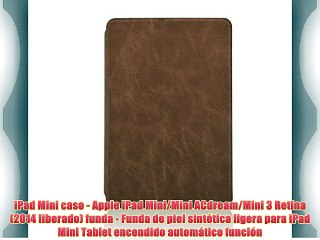 iPad Mini caso - Apple iPad Mini/Mini ACdream/Mini 3 Retina (2014 liberado) funda - Funda de