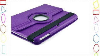 JAMMYLIZARD | Funda de Piel Color MORADO con Soporte Giratorio 360 Grados Smart Case Para Samsung