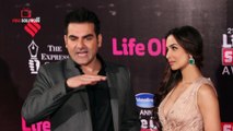 Arbaaz khan & Malaika Arora Khan at Life Ok Screen Awards 2015
