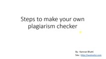 plagiarism checker