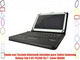 Funda con Teclado Bluetooth Extra?ble para Tablet Samsung Galaxy Tab 3 GT-P5200 10.1- Color