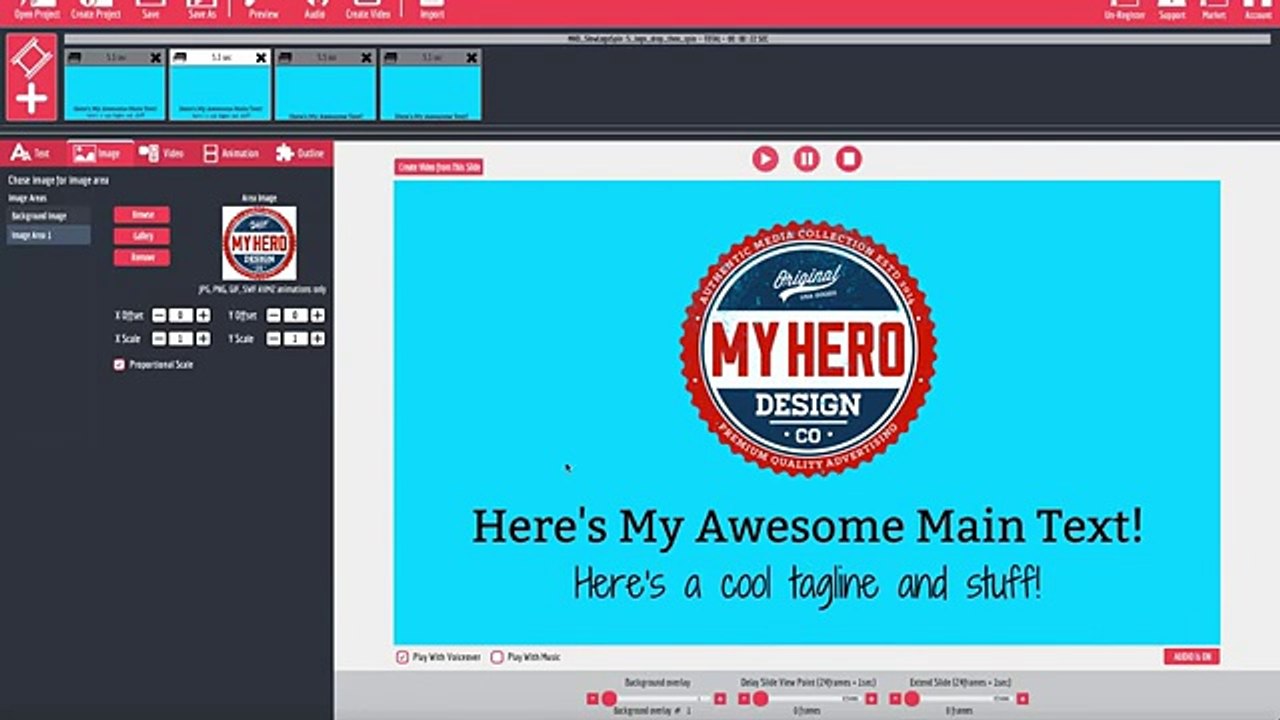 Free Explaindio Slides Rotating Logo/Image Slides video Dailymotion