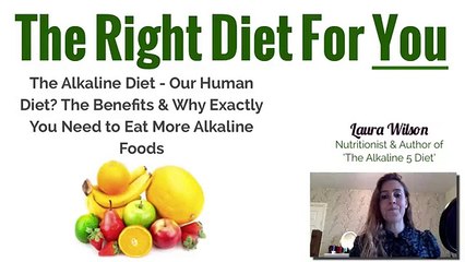 [The Right Diet For You Series] Video 3 - Is An Alkaline Diet Best?