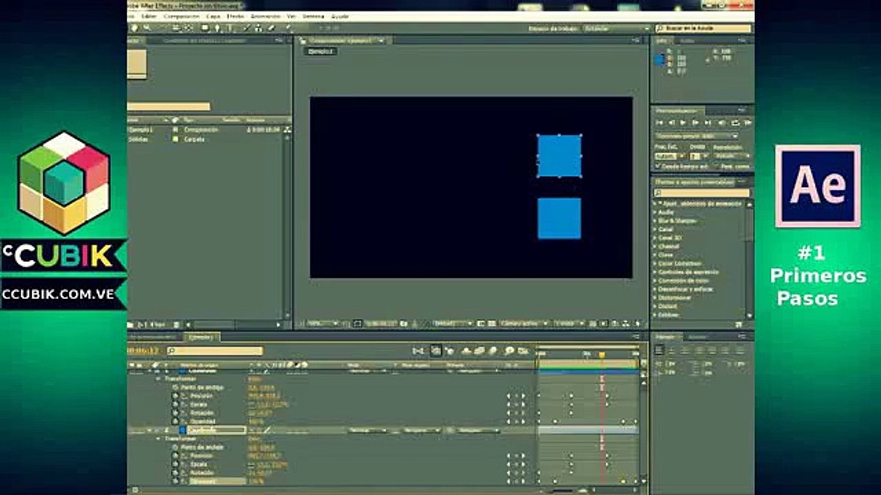 Adobe After Effects Tutorial Basic Clip6-8