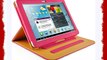 JAMMYLIZARD | Funda De Piel Para Samsung Galaxy TAB 2 10.1 Tipo Libro Con Soporte ROSA / CANELA