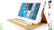 JAMMYLIZARD | Funda De Piel Para Samsung Galaxy TAB 2 7.0 Tipo Libro Con Soporte BLANCO / CANELA