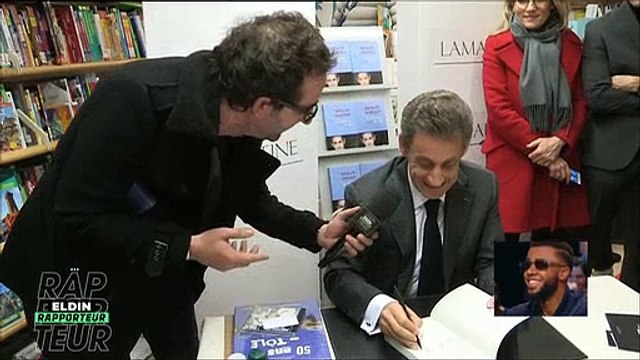 Nicolas Sarkozy taquiné par Cyrille Eldin dans Le grand journal - Regardez